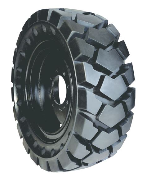 solid skid steer tire supply|flat proof skid steer tires.